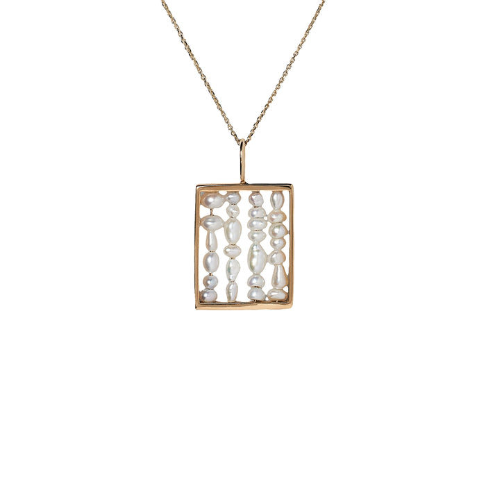 Small Weaving Pendant Necklace