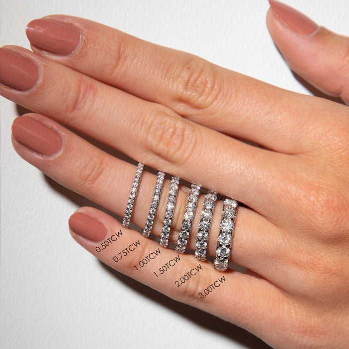 Watts Diamond Eternity Band Ring | Greenwich St. Jewelers