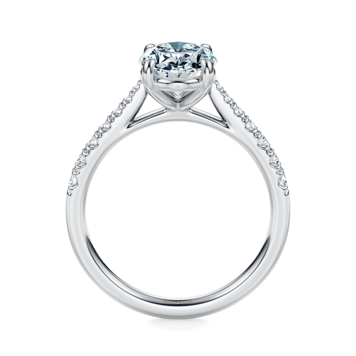 Madison Pavé Engagement Ring Setting