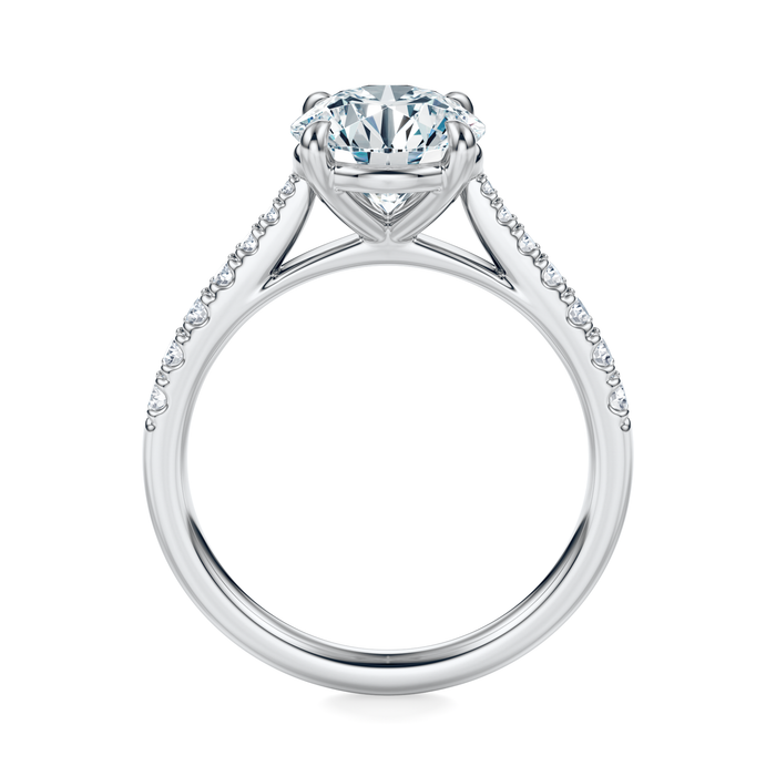 Madison Pavé Engagement Ring Setting