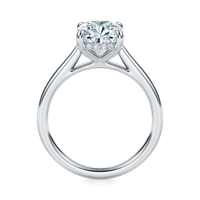 Madison Hidden Halo Engagement Ring Setting
