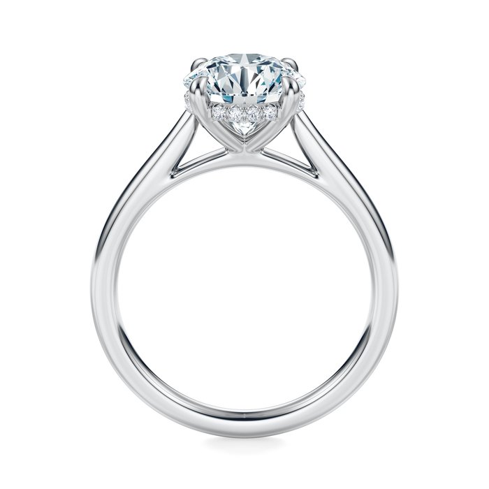 Madison Hidden Halo Engagement Ring Setting