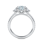 Petite Elizabeth Pavé Engagement Ring Setting
