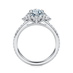 Petite Elizabeth Pavé Engagement Ring Setting