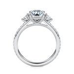 Petite Elizabeth Pavé Engagement Ring Setting