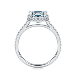 Essex Pavé Halo Engagement Ring Setting