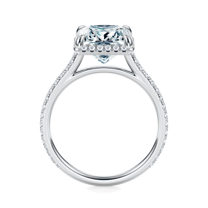 Essex Pavé Halo Engagement Ring Setting