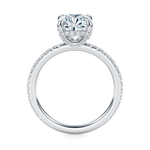 Baxter Full Pavé Engagement Ring Setting