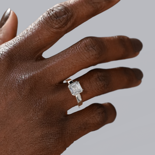 Morton Solitaire Engagement Ring Setting Image 2