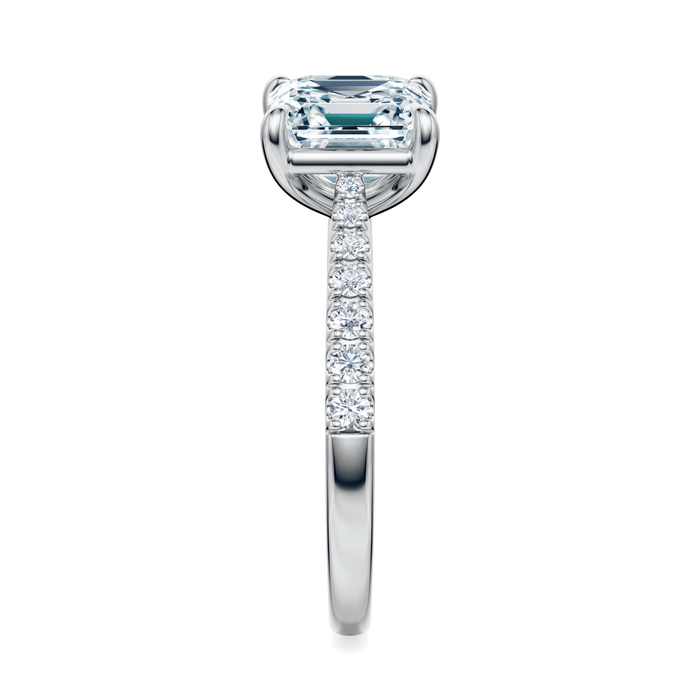 Madison Pavé Engagement Ring Setting
