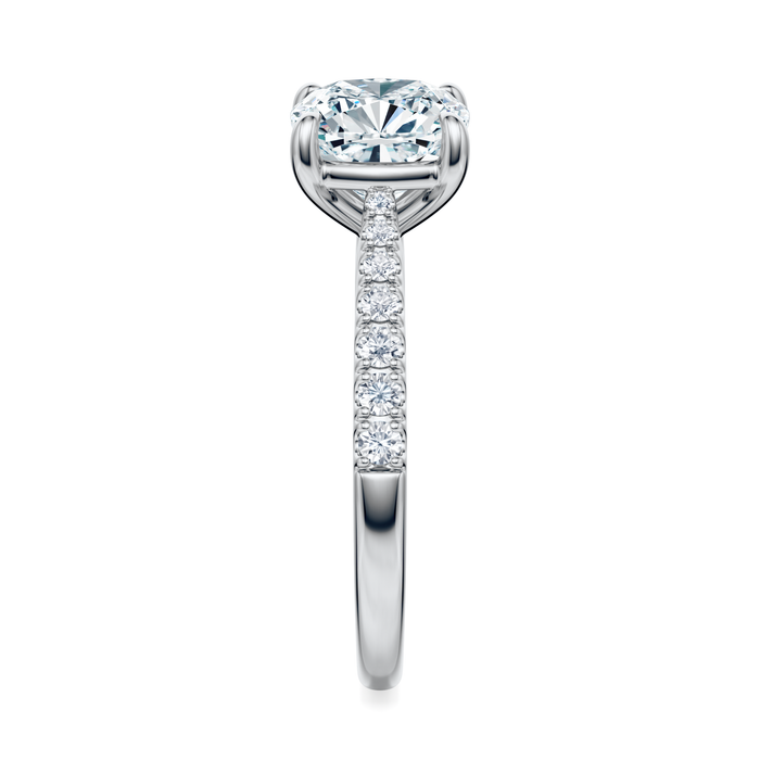 Madison Pavé Engagement Ring Setting