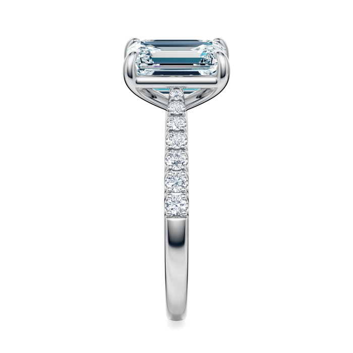 Madison Pavé Engagement Ring Setting