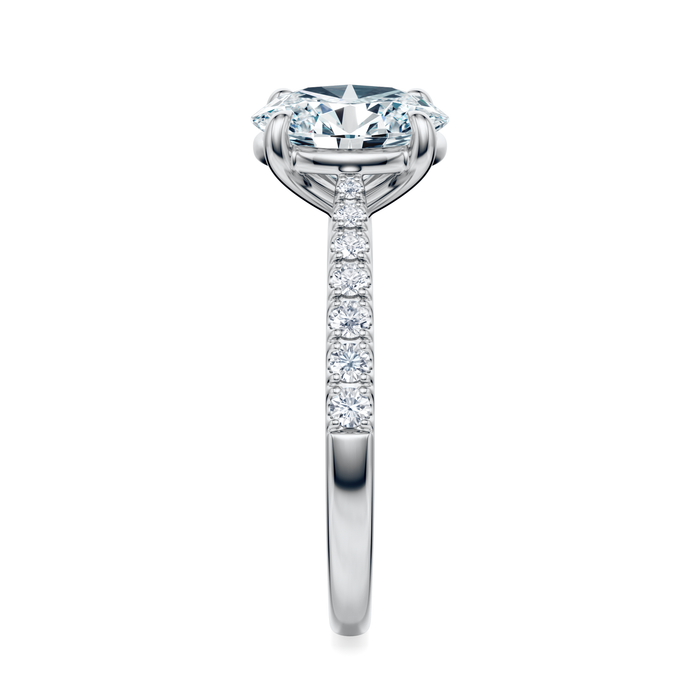 Madison Pavé Engagement Ring Setting