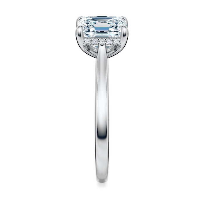 Madison Hidden Halo Engagement Ring Setting
