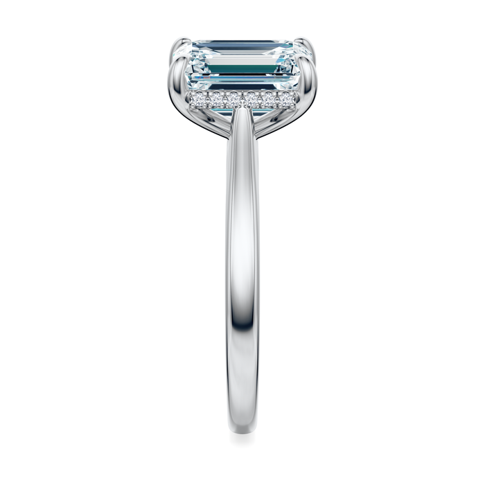 Madison Hidden Halo Engagement Ring Setting