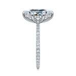 Baxter Pavé Hidden Halo Engagement Ring Setting