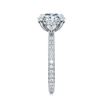 Petite Elizabeth Pavé Engagement Ring Setting