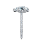 Essex Pavé Halo Engagement Ring Setting