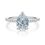 Baxter Pavé Hidden Halo Engagement Ring Setting