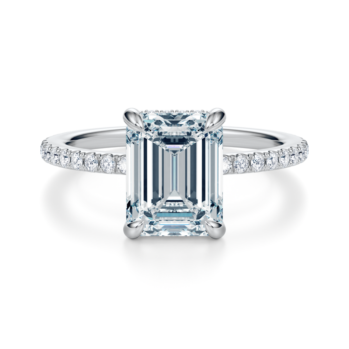 Baxter Full Pavé Engagement Ring Setting