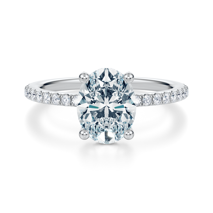 Baxter Full Pavé Engagement Ring Setting
