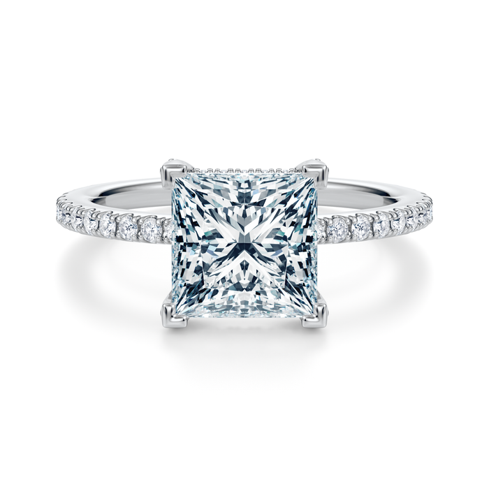 Baxter Full Pavé Engagement Ring Setting