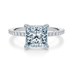 Baxter Full Pavé Engagement Ring Setting