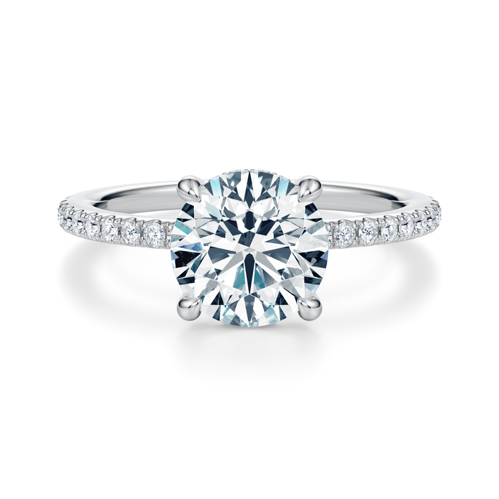 Baxter Full Pavé Engagement Ring Setting