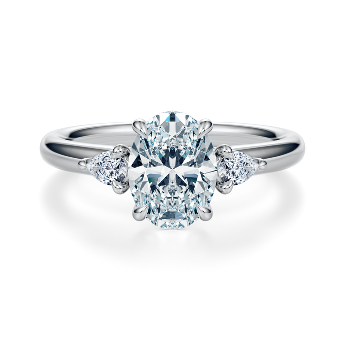 Ann 3-Stone Engagement Ring Setting