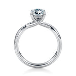 Spring Pavé Engagement Ring Setting
