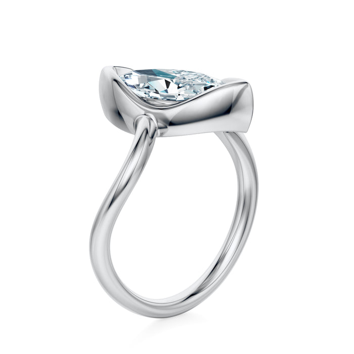 Canal Engagement Ring Setting