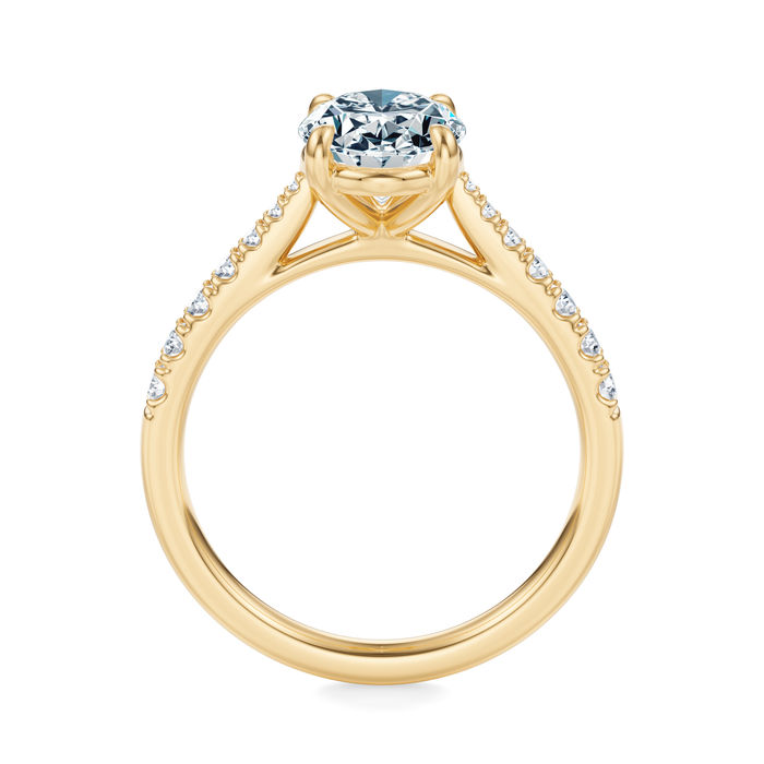 Madison Pavé Engagement Ring Setting
