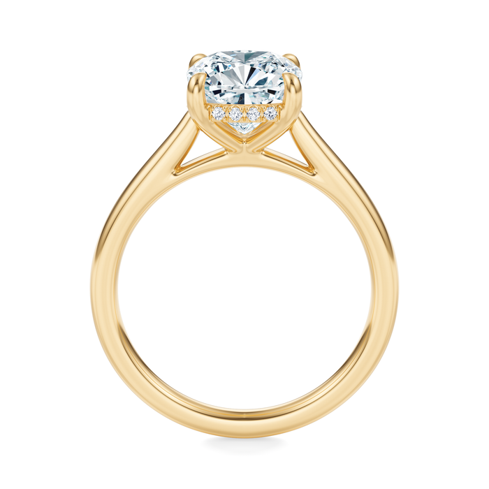 Madison Hidden Halo Engagement Ring Setting