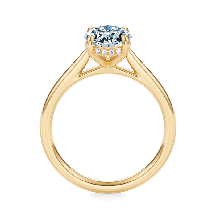 Madison Hidden Halo Engagement Ring Setting