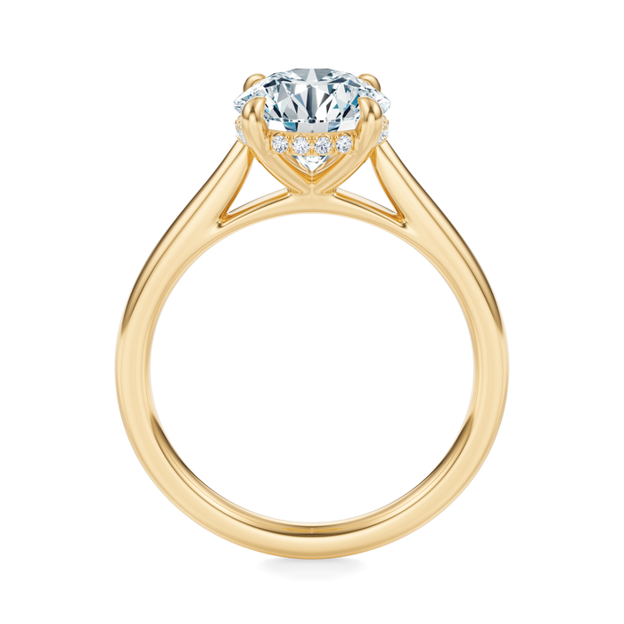 Madison Hidden Halo Engagement Ring Setting