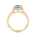 Essex Pavé Halo Engagement Ring Setting