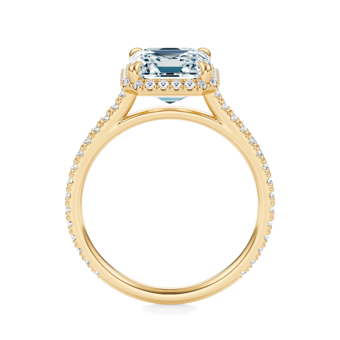 Essex Pavé Halo Engagement Ring Setting