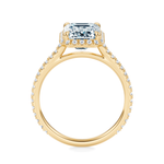 Essex Pavé Halo Engagement Ring Setting
