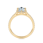 Essex Pavé Halo Engagement Ring Setting