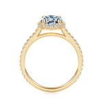 Essex Pavé Halo Engagement Ring Setting