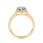 Essex Pavé Halo Engagement Ring Setting