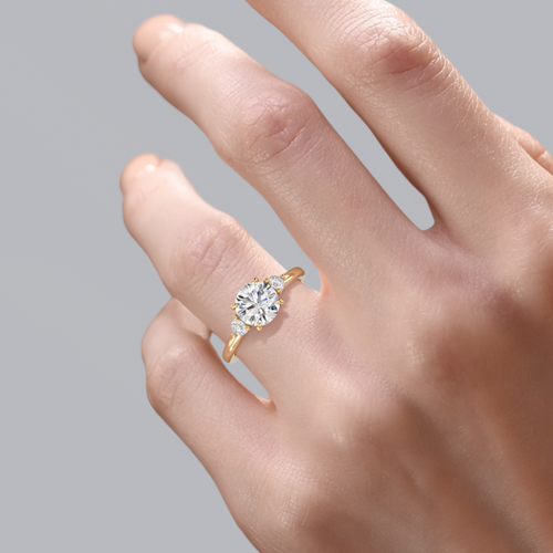 Petite Elizabeth Engagement Ring Setting Image 2