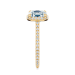 Essex Pavé Halo Engagement Ring Setting
