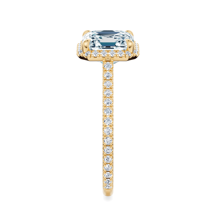 Essex Pavé Halo Engagement Ring Setting