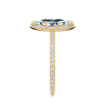 Essex Pavé Halo Engagement Ring Setting