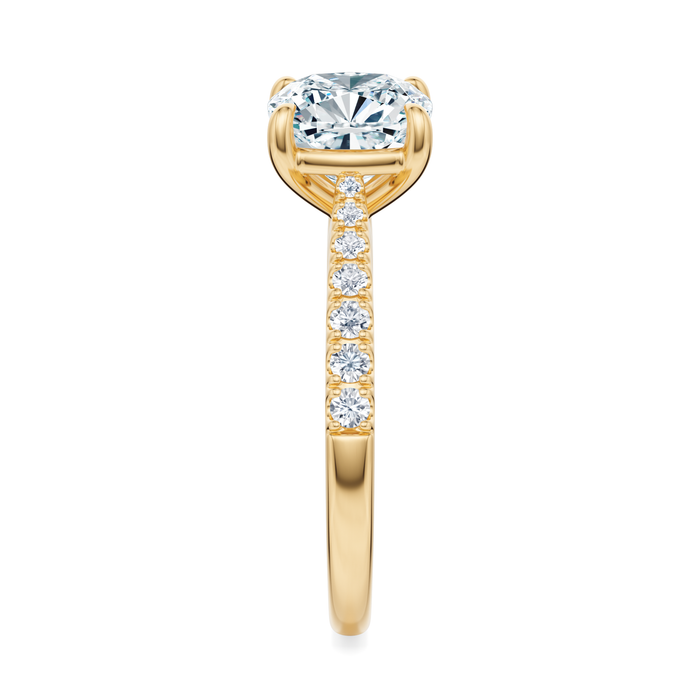 Madison Pavé Engagement Ring Setting