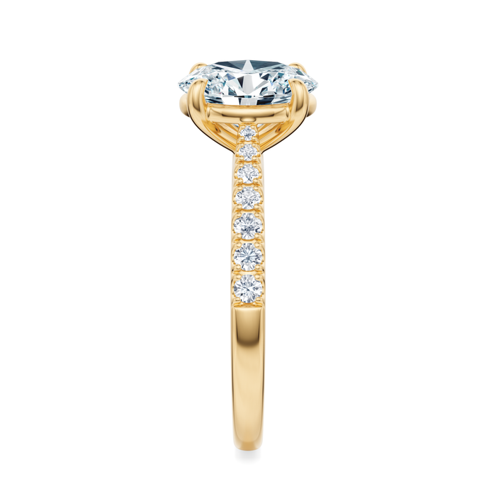 Madison Pavé Engagement Ring Setting