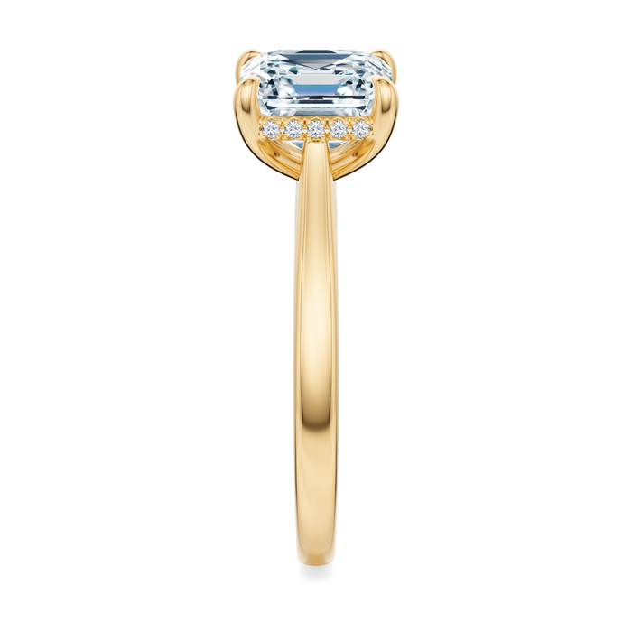 Madison Hidden Halo Engagement Ring Setting