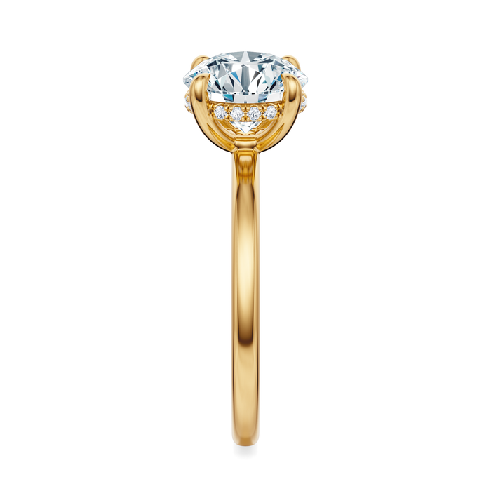 Baxter Hidden Halo Engagement Ring Setting