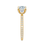 Petite Elizabeth Pavé Engagement Ring Setting